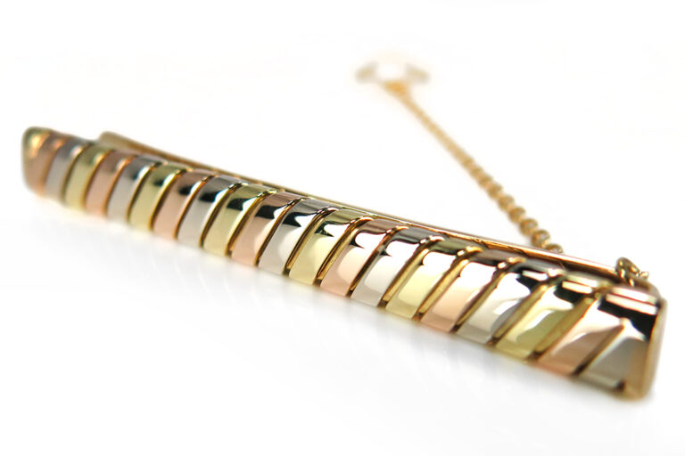 Krawattenklammer Bvlgari Tubogas tie clip 750 Gold [BRORS 12265]