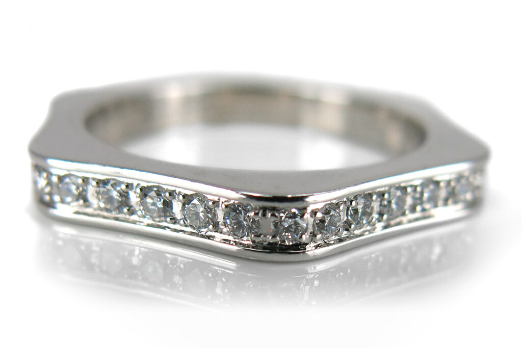 Ring Mont Blanc Brillanten G/VVS 750 Weißgold [BRORS 12849]
