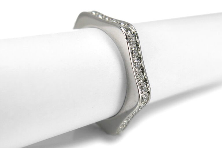 Ring Mont Blanc Brillanten G/VVS 750 Weißgold [BRORS 12849]