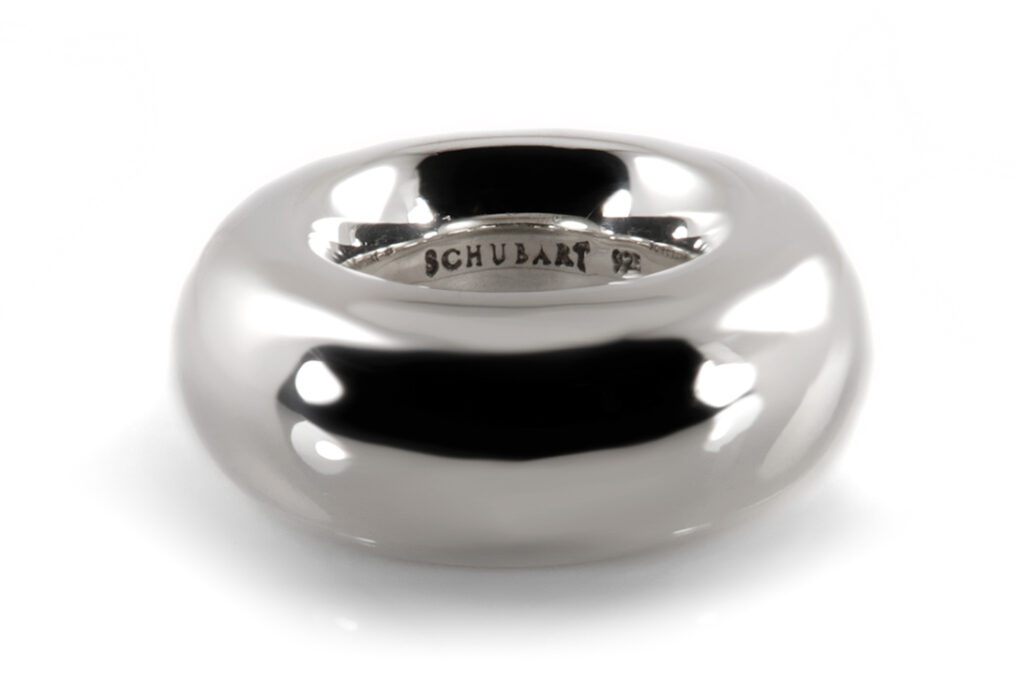 SCHUBART massiver Ring aus 925 Silber ca 64,7 g Größe 52 [BRORS 19002]