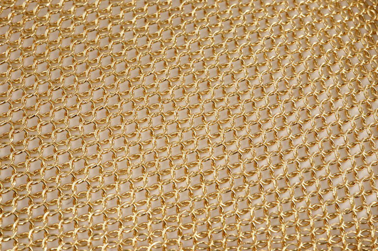 Tiffany&Co. Elsa Peretti Mesh Netzhalskette Schalform Gelbgold [BRORS 20404]