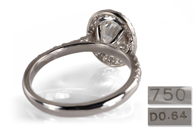 Ring 1 Diamant 1,58 ct + 30 Brillanten 0,64 ct Weißgold DPL Gr.55 [BRORS 20406]