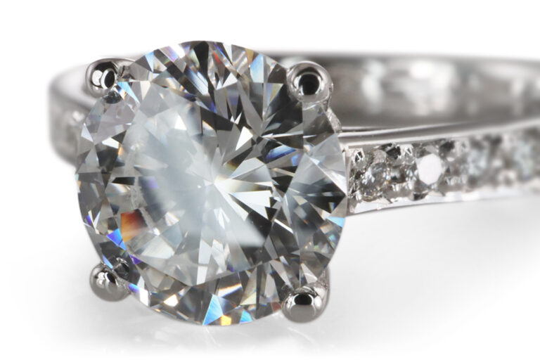 Ring 1 Brillant 1,06 ct. RIVER/VVS2 750 Gold DPL Gutachten [BRORS 20410]