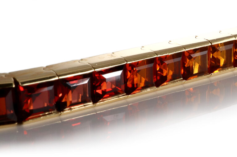 Armband *Multicolor Rainbow* 36 Farbsteine 22,6 ct Karat 750 IGI [BRORS 19948]