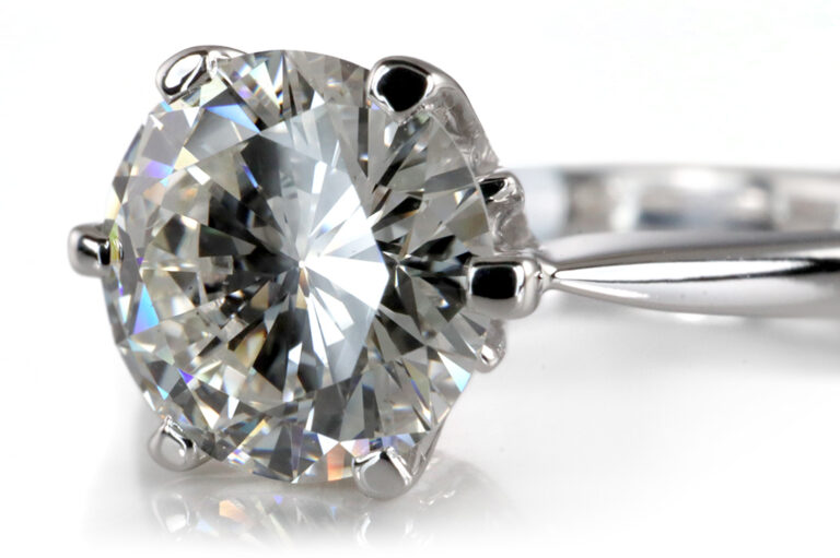 Ring Brillant 1,05 ct River - Top Wesselton 750 Gold IGI [BRORS 20457]