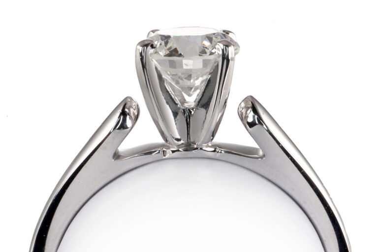 Ring Brillant 1,15 ct River - Top Wesselton Platin IGI Gr.59 [BRORS 20458]