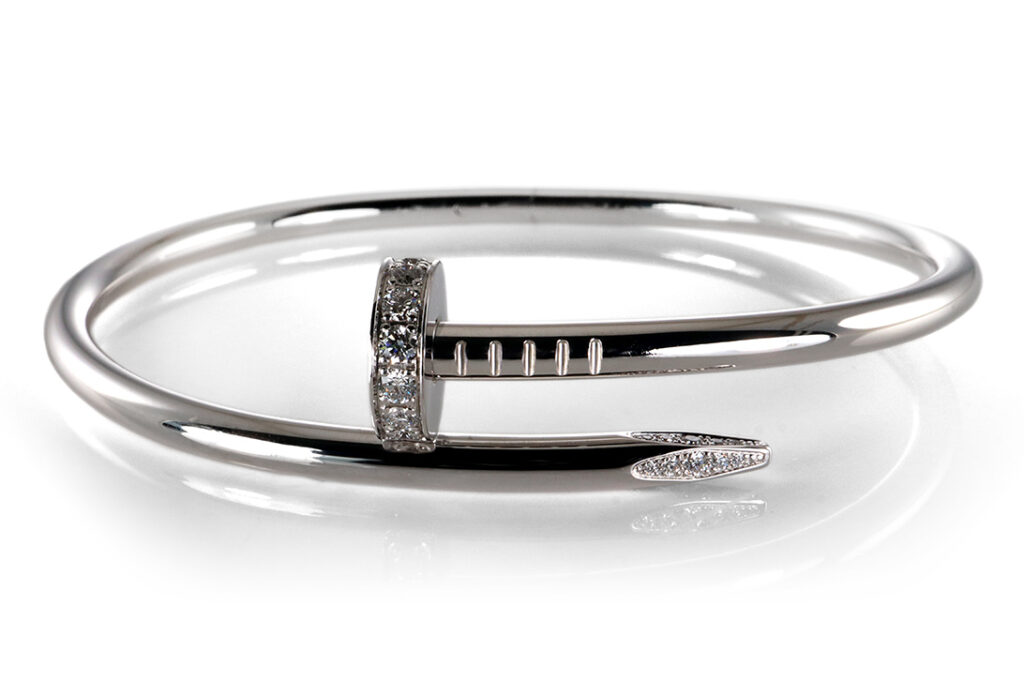 Cartier Juste un Clou Armreif Weißgold 750 Brillanten Gr. 18 [BRORS 20466]