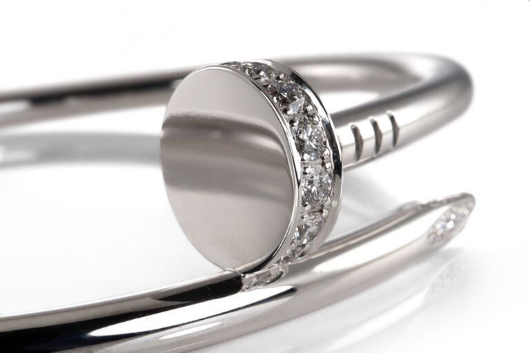 Cartier Juste un Clou Armreif Weißgold 750 Brillanten Gr. 18 [BRORS 20466]