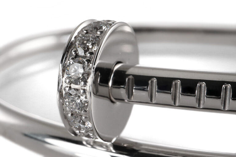 Cartier Juste un Clou Armreif Weißgold 750 Brillanten Gr. 18 [BRORS 20466]