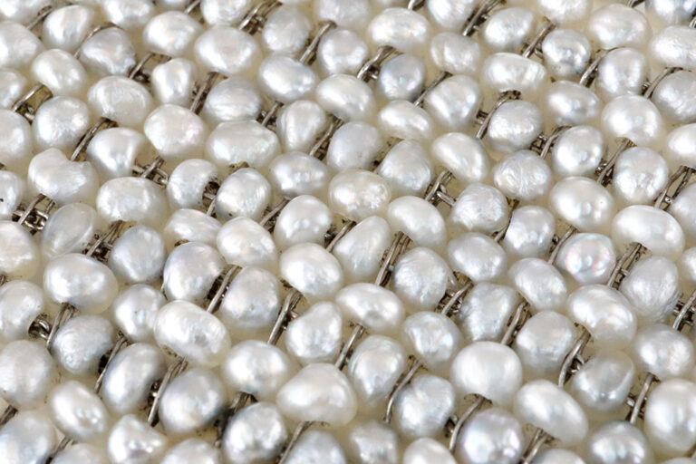 Armband 930 Salzwasser Perlen + 82 Diamanten 930 Weißgold IGI [BRORS 20478]