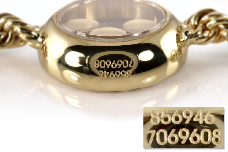 Chopard Armband Happy Diamonds ca 0,21 ct. TW/VVS 750 Gelbgold [BRORS 20488]