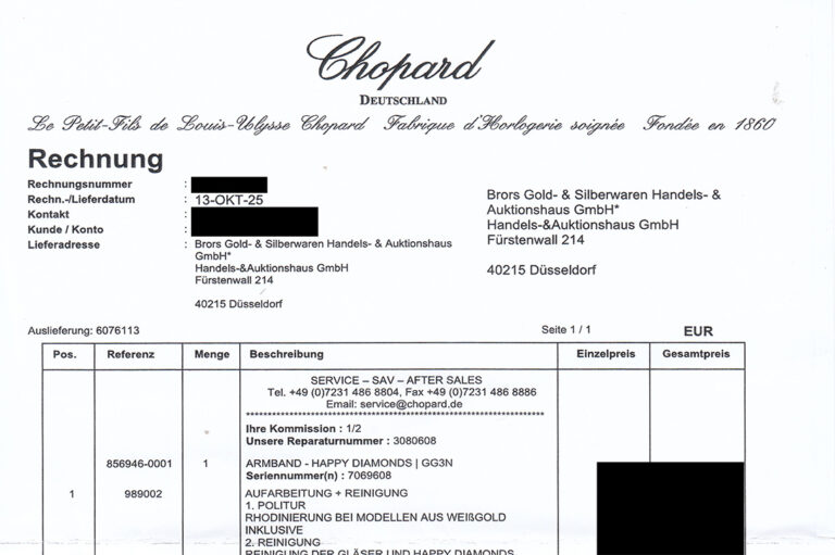 Chopard Armband Happy Diamonds ca 0,21 ct. TW/VVS 750 Gelbgold [BRORS 20488]