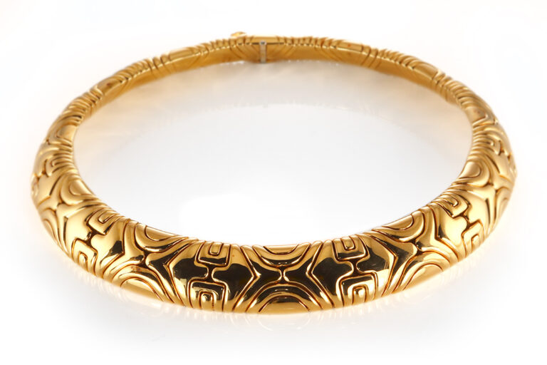 Bvlgari Bulgari Alveare Collier 750 Gelbgold Box [BRORS 20493]