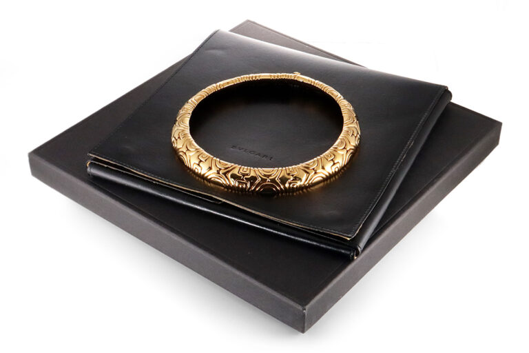 Bvlgari Bulgari Alveare Collier 750 Gelbgold Box [BRORS 20493]