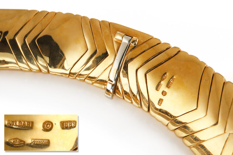 Bvlgari Bulgari Alveare Collier 750 Gelbgold Box [BRORS 20493]