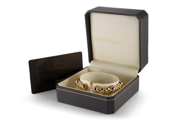 Armreif Armspange Philippe Charriol 750 Gelbgold Rosegold [BRORS 20494]