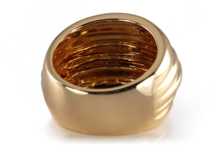 Cartier Bombé - Ring * VINTAGE * 750 Gelbgold Gold Gr 54 [BRORS 20499]