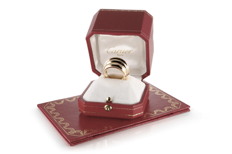 Cartier Bombé - Ring * VINTAGE * 750 Gelbgold Gold Gr 54 [BRORS 20499]