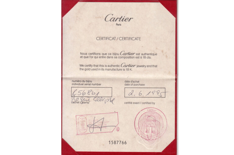 Cartier Bombé - Ring * VINTAGE * 750 Gelbgold Gold Gr 54 [BRORS 20499]