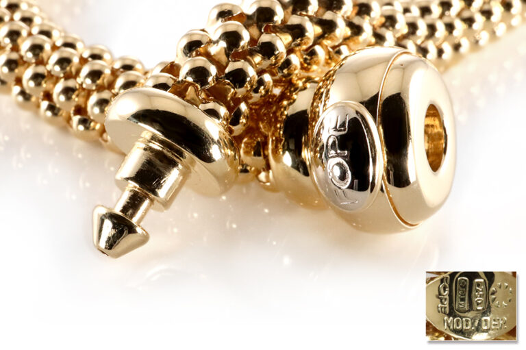 Fope Armband 750 Gelbgold Länge 23 cm [BRORS 20500]