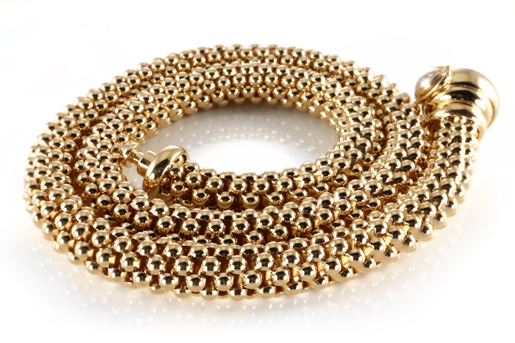 Fope Kette 750 Gelbgold Länge 44 cm [BRORS 20501]