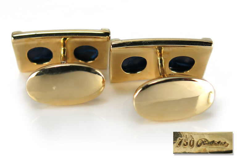 Manschettenknöpfe Rüschenbeck 750 Gelbgold [BRORS 14883]