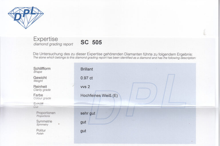 Ring 1 Brillant 0,97 ct RIVER/VVS 2 + 36 Brill. 750 Gold DPL [BRORS 20549]