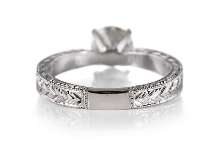 Ring 1 Brillant 1,35 ct L/ SI1 585 Weißgold DPL Gutachten Gr. 52 [BRORS 20553]