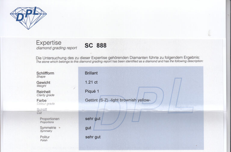 Ring 1 Brillant 1,21 ct S-Z/P1 + 10 Brillanten 750 Gold DPL Gr. 55 [BRORS 20555]