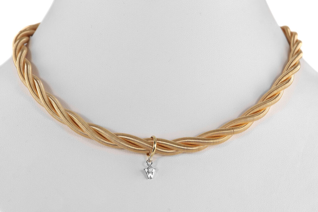 Wellendorff Collier *Galaxis* 750 Gelbgold Brillant 42 cm 106,5 g [BRORS 20556]