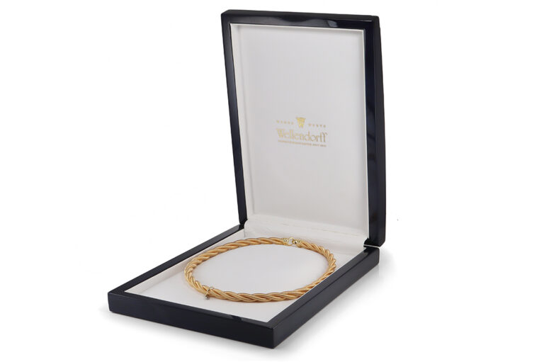 Wellendorff Collier *Galaxis* 750 Gelbgold Brillant 42 cm 106,5 g [BRORS 20556]