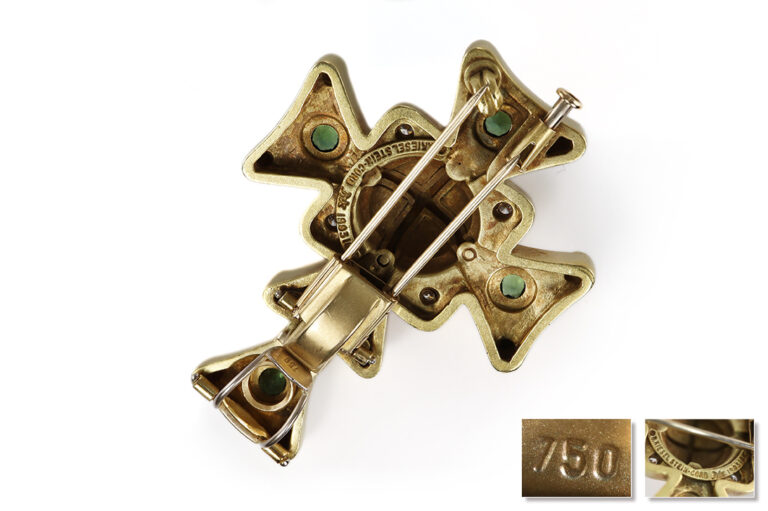 Barry Kieselstein Cord Anhänger Brosche St. Petersburg Kreuz [BRORS 20572]