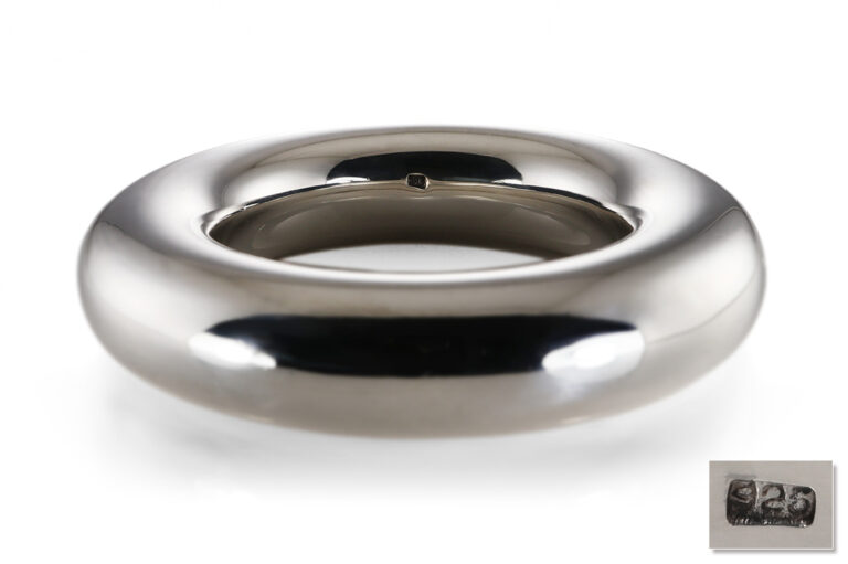 Großer Armreif SCHUBART Innenumfang 19,0 cm 925 Silber 160 g [BRORS 20574]