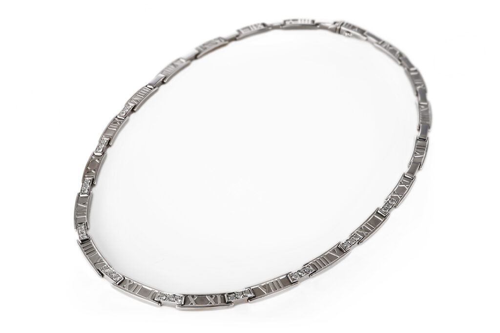 Tiffany & Co. Collier Atlas Roman 30 Brillanten 1,2 ct River VVS [BRORS 20589]