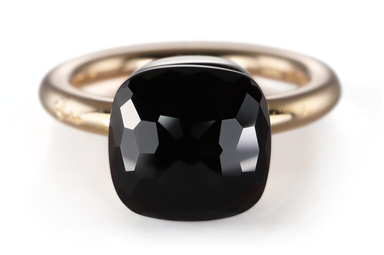 Pomellato Nudo Ring Granat 750 Roségold Box Gr 52 [BRORS 20600]