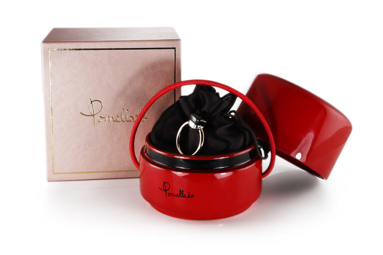 Pomellato Nudo Ring Granat 750 Roségold Box Gr 52 [BRORS 20600]