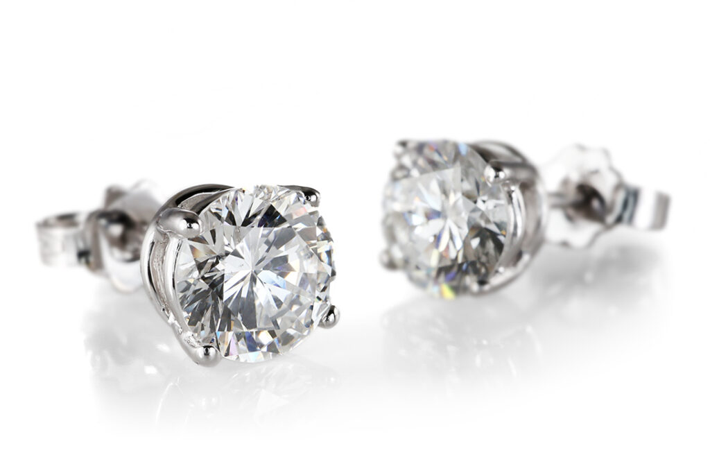 Solitär Ohrstecker 2 Brillanten 1,65 ct G/VS2 750 Weißgold DPL [BRORS 20567]