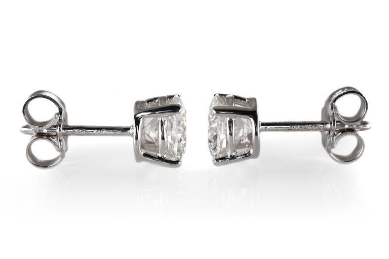 Solitär Ohrstecker 2 Brillanten 1,65 ct G/VS2 750 Weißgold DPL [BRORS 20567]