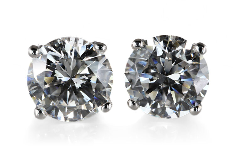 Solitär Ohrstecker 2 Brillanten 1,65 ct G/VS2 750 Weißgold DPL [BRORS 20567]