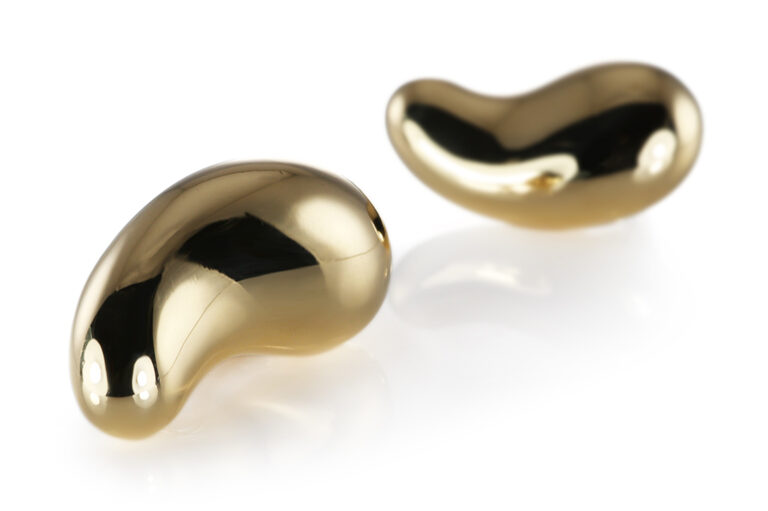 Tiffany & Co Elsa Paretti Ohrclips Teardrop groß WIE NEU 750 Gold [BRORS 20587]