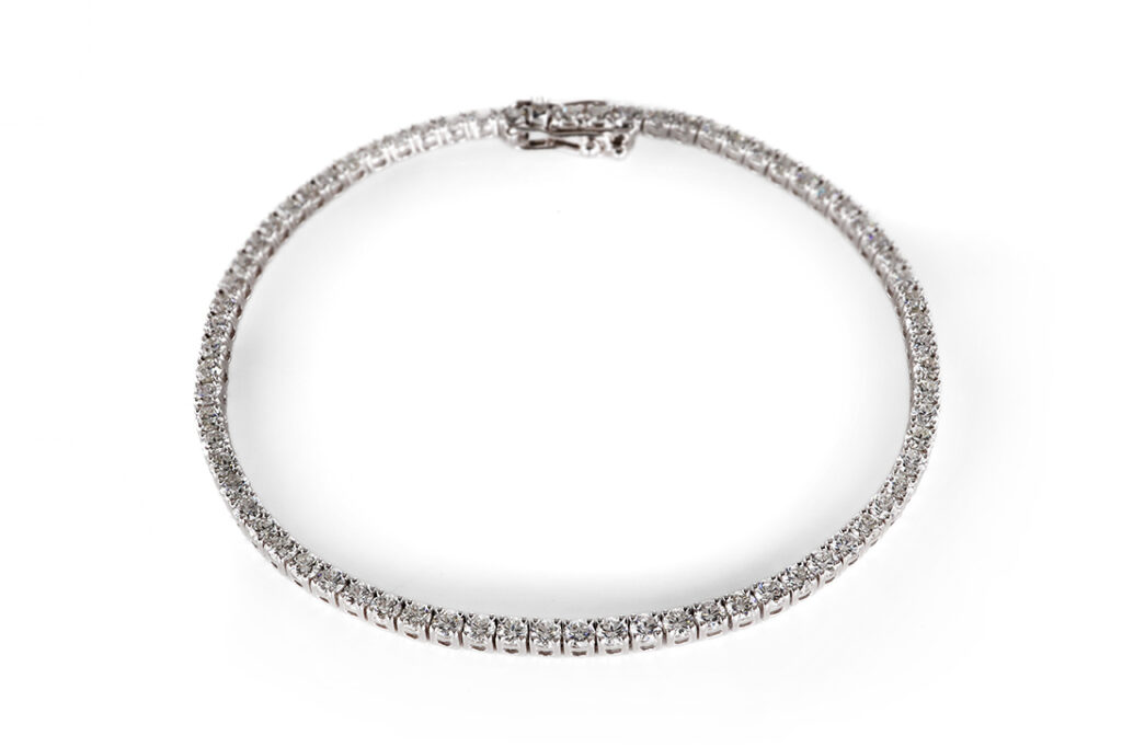 Armband * UNISEX * 72 Brillanten6,0 ct D-E 585 Gold IGI L. 21cm [BRORS 20591]