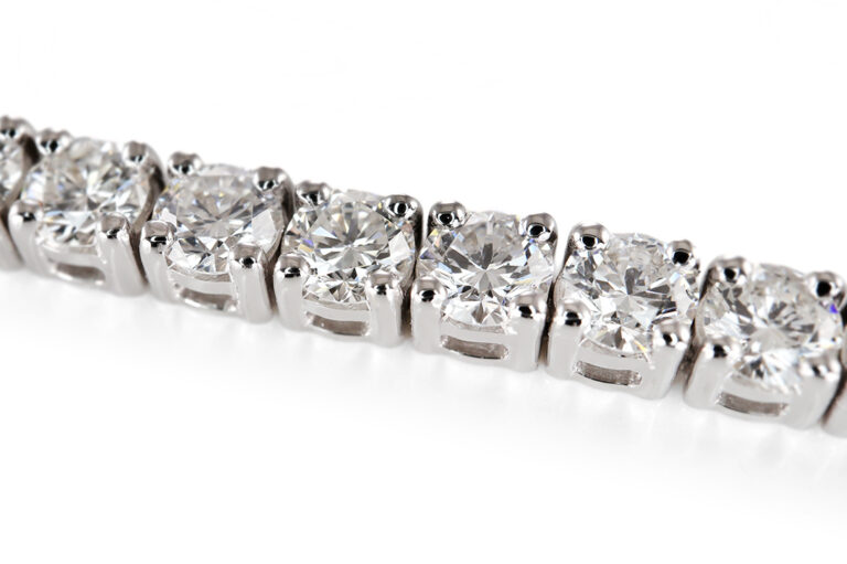 Armband * UNISEX * 72 Brillanten6,0 ct D-E 585 Gold IGI L. 21cm [BRORS 20591]