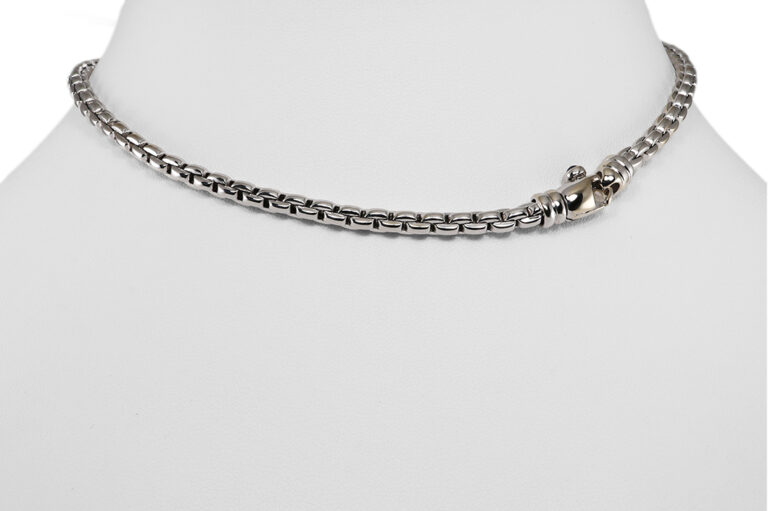 Wempe Kette (42cm) + Armband (18cm) 2 Saphire 750 Weißgold [BRORS 20597]