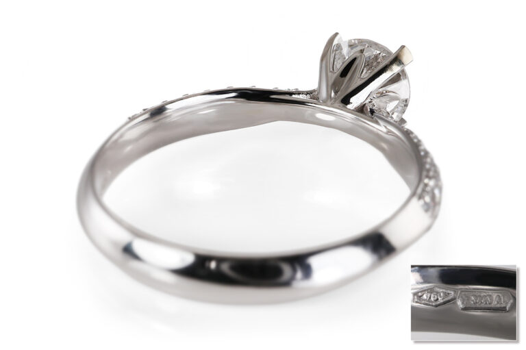 Ring 1 Brillant 1,02 ct H/P1 + 32 Brillanten 750 Gold DPL Gr. 54 [BRORS 20604]