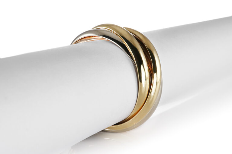 Cartier Trinity les must de Cartier 5 Band Ring 750 Gold Gr. 52 [BRORS 20605]