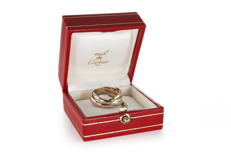 Cartier Trinity les must de Cartier 5 Band Ring 750 Gold Gr. 52 [BRORS 20605]
