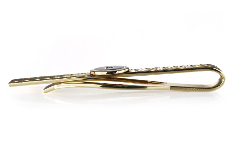 Faberge Victor Meyer Krawattenklammer limitiert 11/300 750 Gold [BRORS 20617]