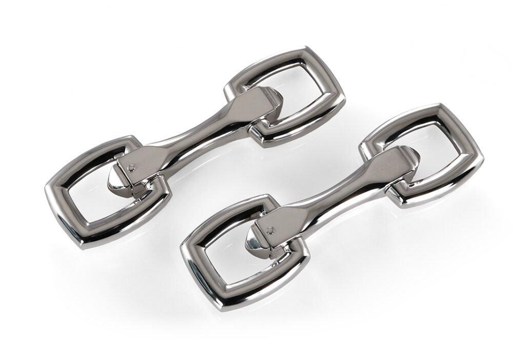 Manschettenknöpfe Cartier 750 Weißgold vintage [BRORS 20622]