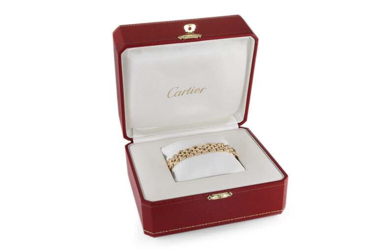 Cartier Armband Panthere 104 Billanten ca 2,0 ct TW/VVS Gold 18 cm [BRORS 20623]