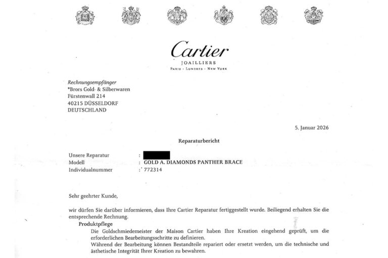 Cartier Armband Panthere 104 Billanten ca 2,0 ct TW/VVS Gold 18 cm [BRORS 20623]